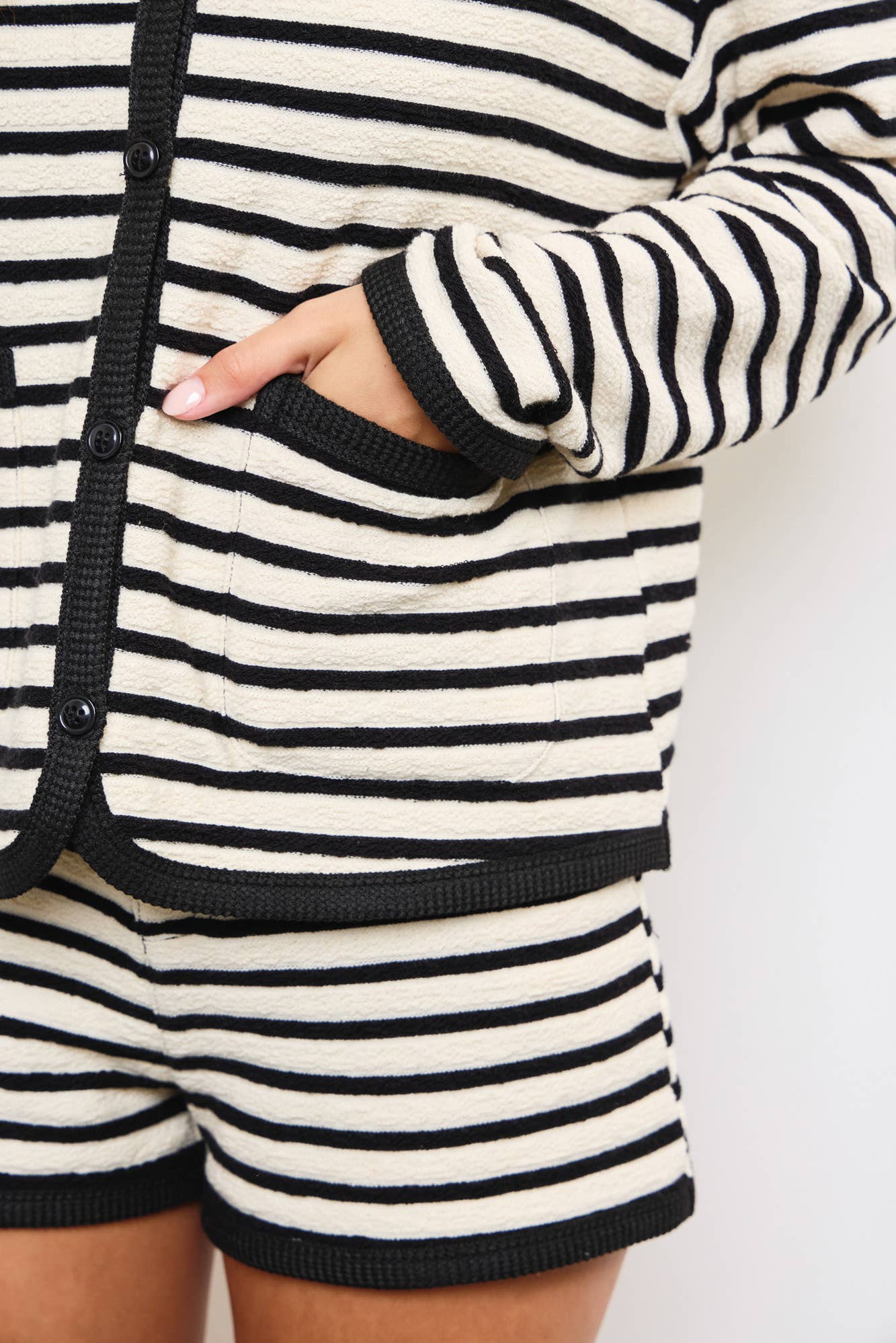 Raven Striped Cardigan