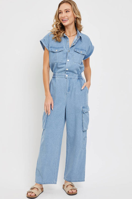 Trisha Denim Jumpsuit