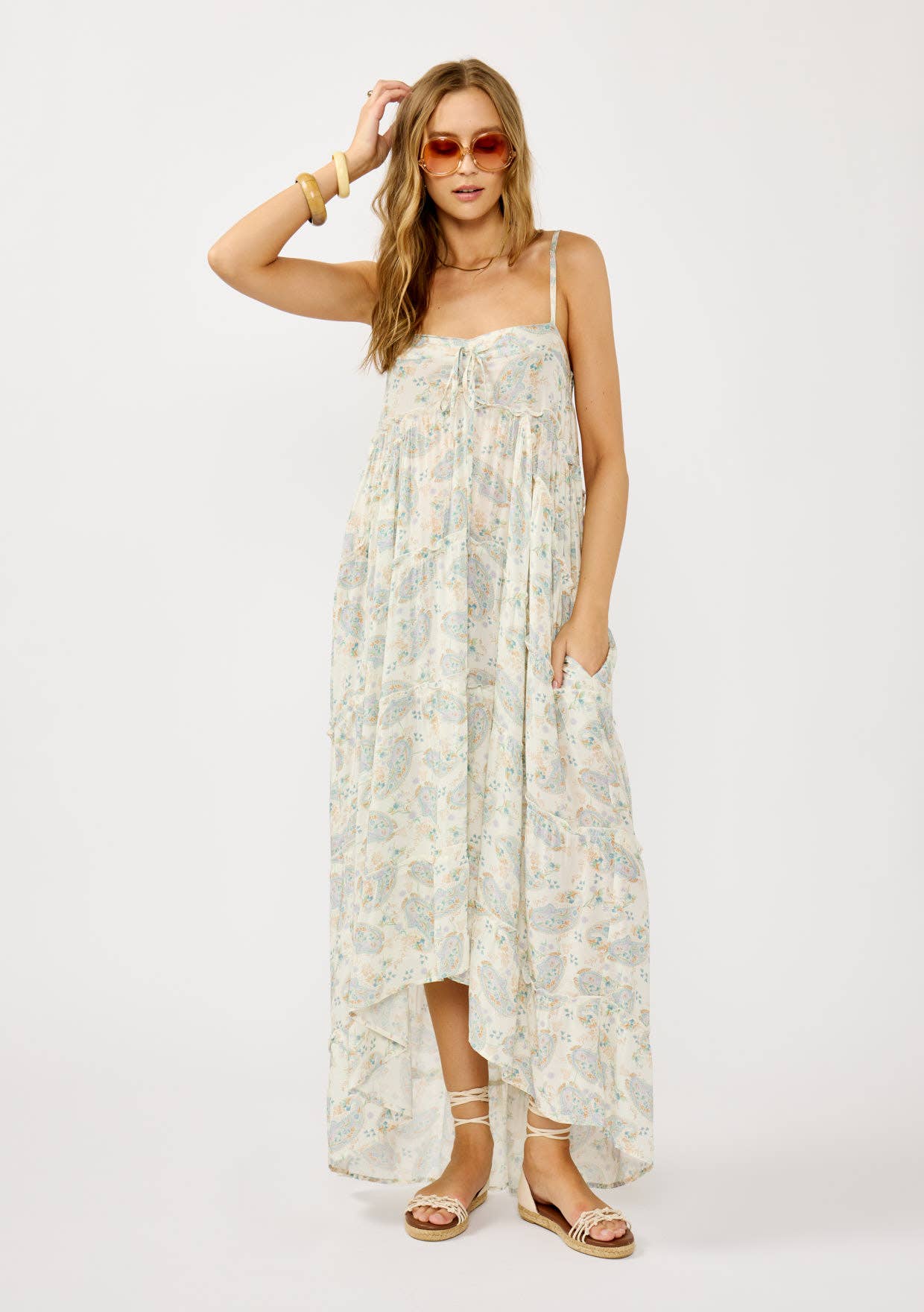 Coachella Floral Maxi Dress