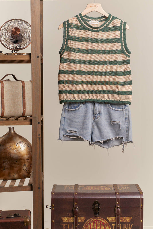 Honey Crisp Knit Vest