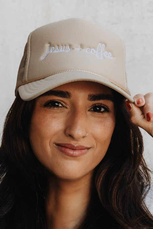 Jesus+Coffee Hat
