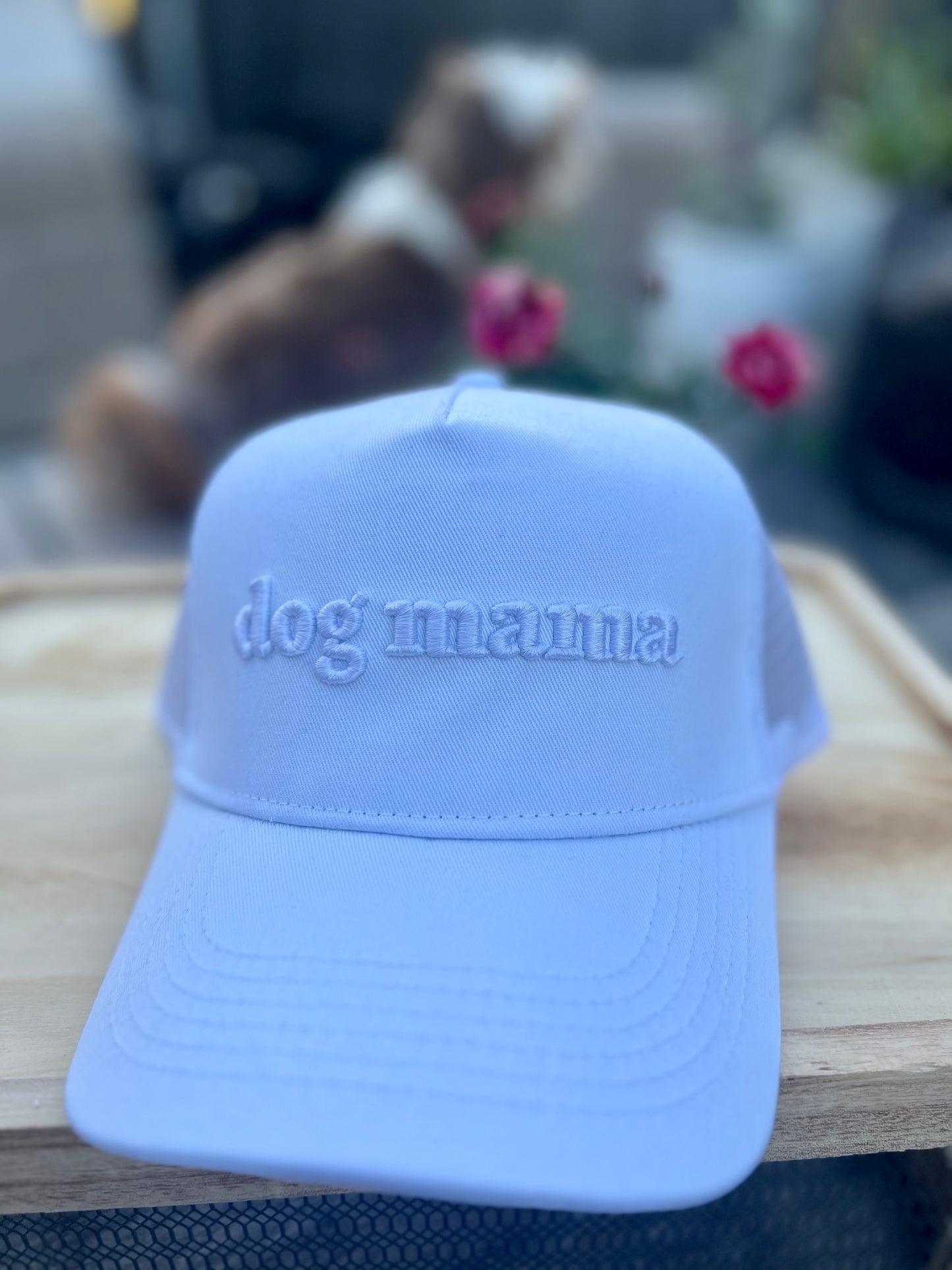Embroidered Dog Mom Hat