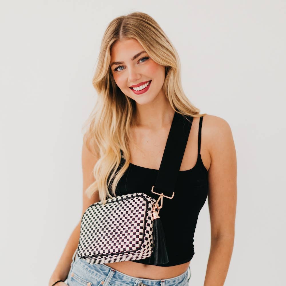 Woven Willow Crossbody Bag