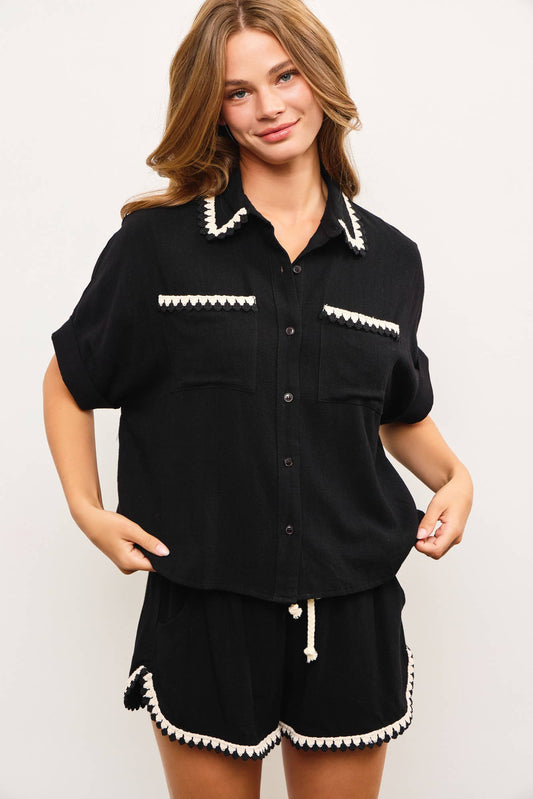Emma Embroidered Shirt