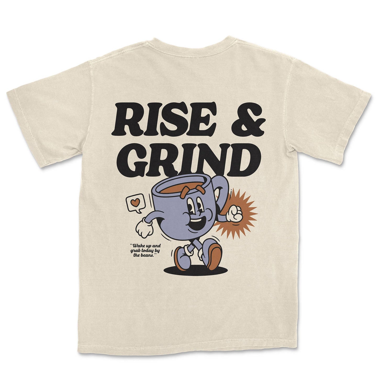 Rise & Grind Coffee Graphic Tee