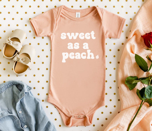 Sweet as a Peach Onesie