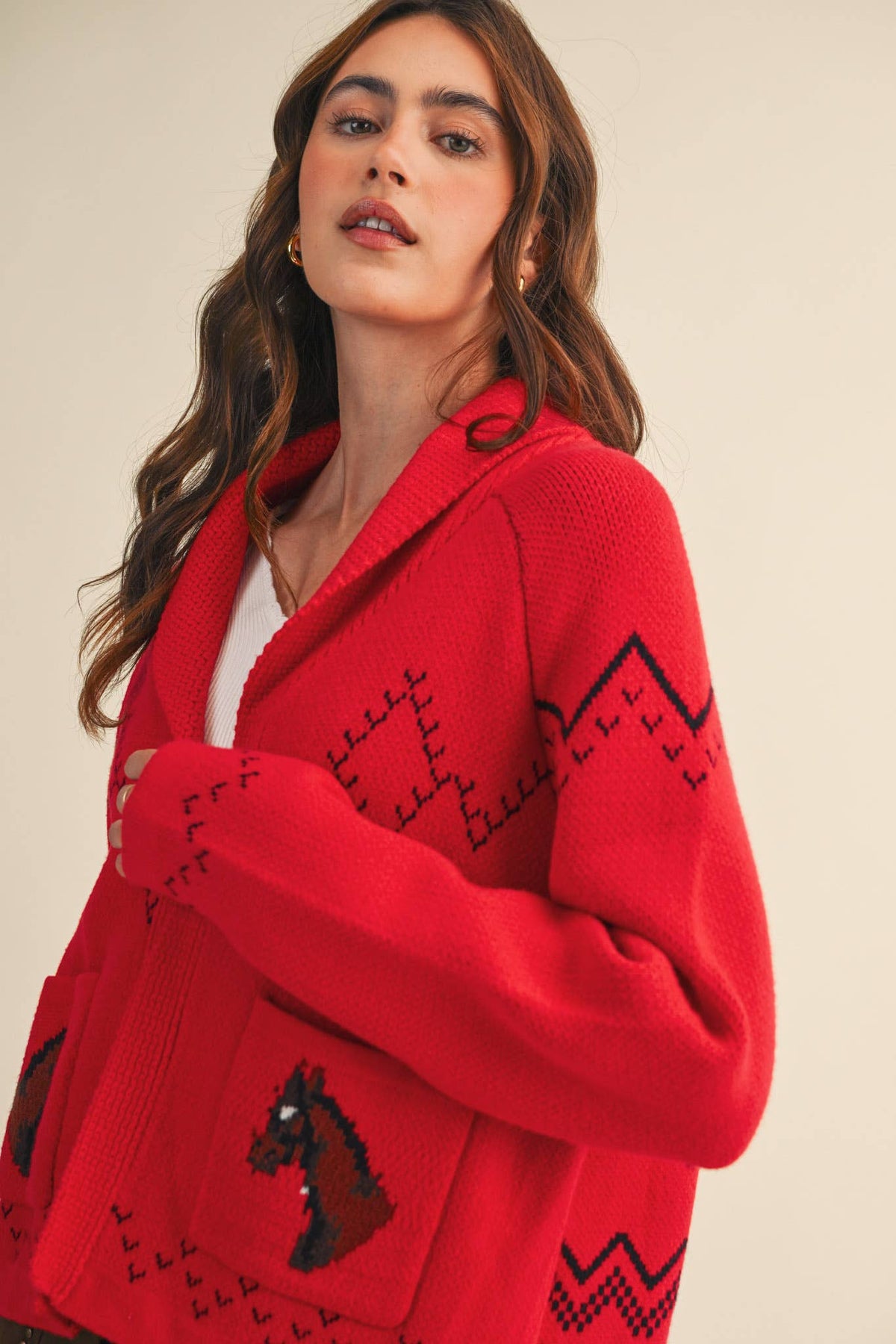 Horsing Around Knit Cardigan