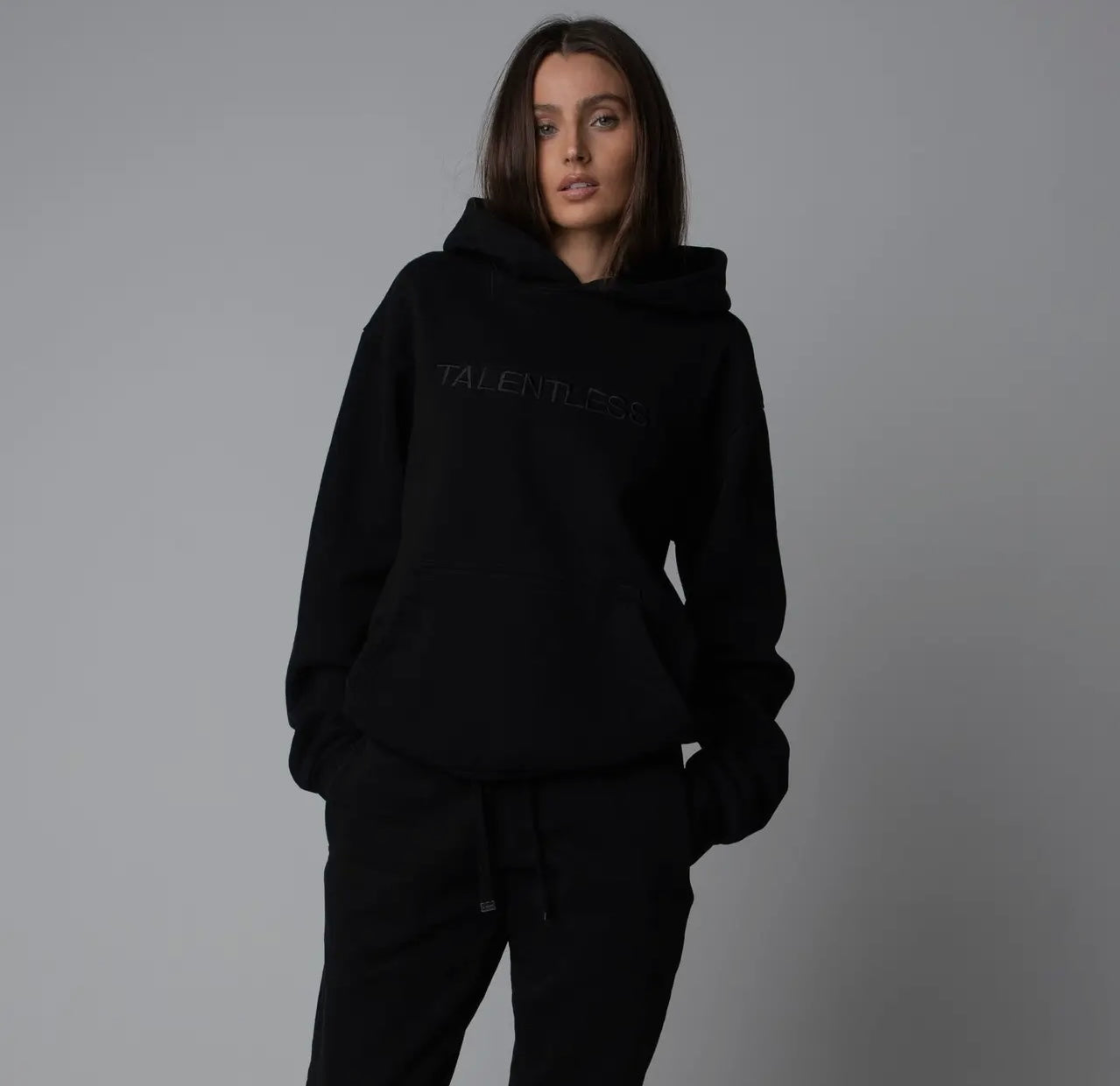Talentless Circle Embroidered Hoodie