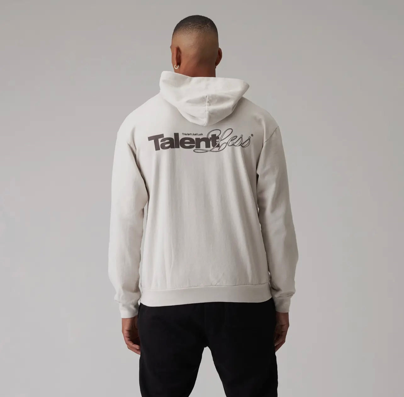 Talentless Script Graphic Hoodie