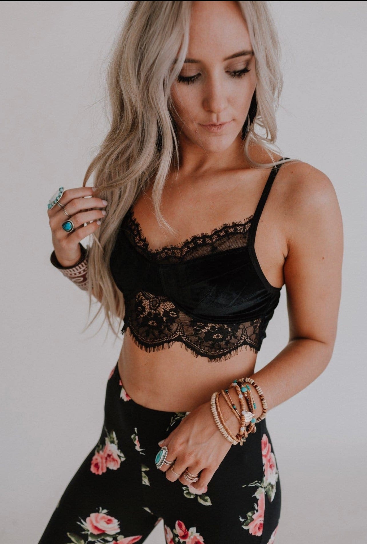 Masquerade Velvet Lace Cami