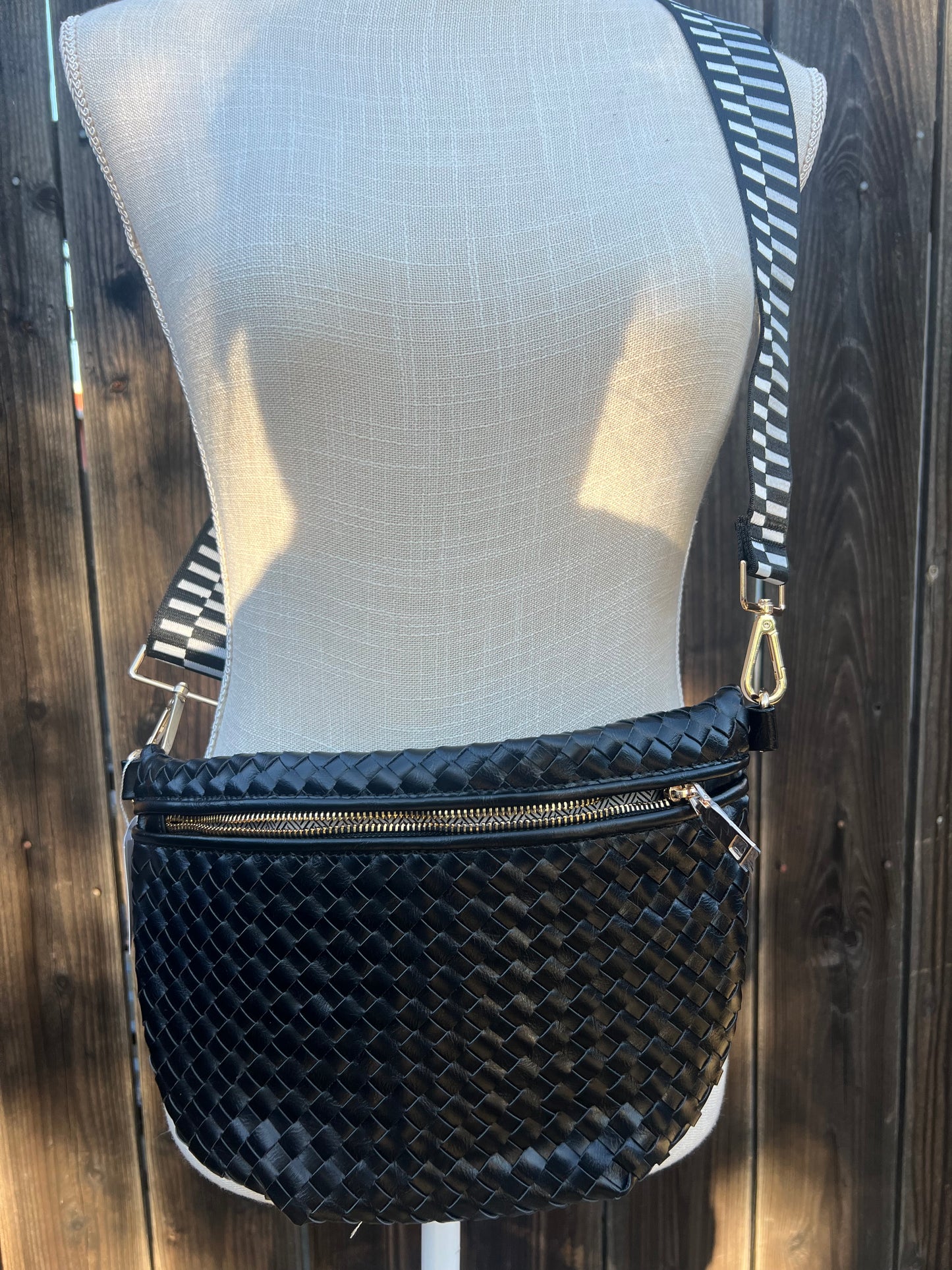 Wesley Woven Shoulder Bag