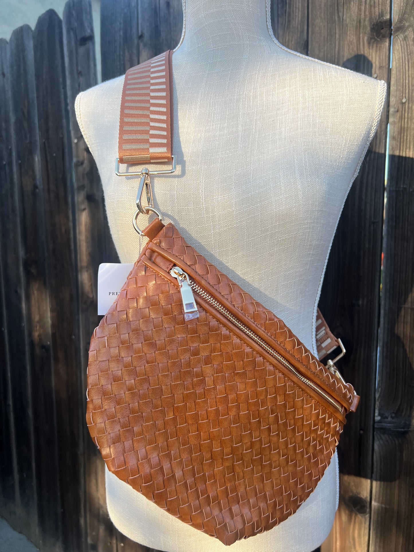 Wesley Woven Shoulder Bag