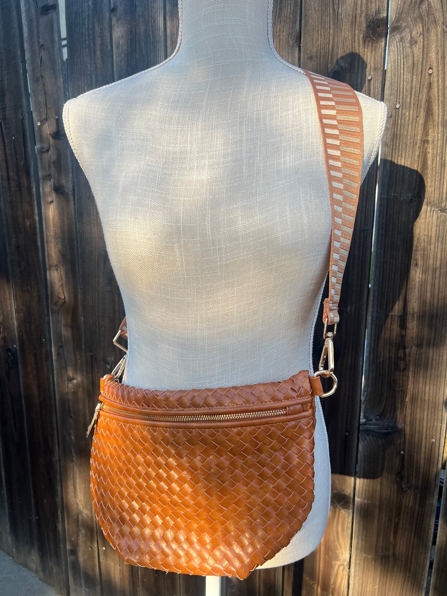 Wesley Woven Shoulder Bag