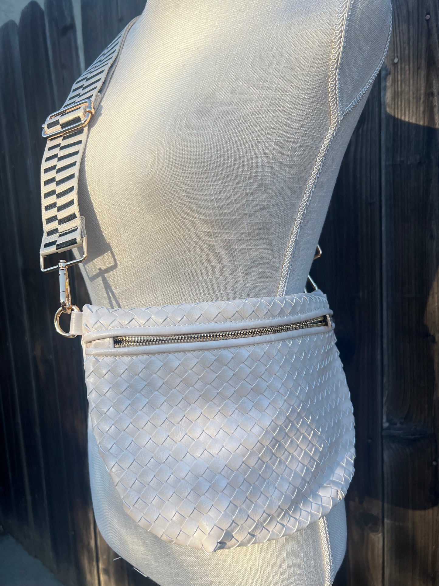 Wesley Woven Shoulder Bag