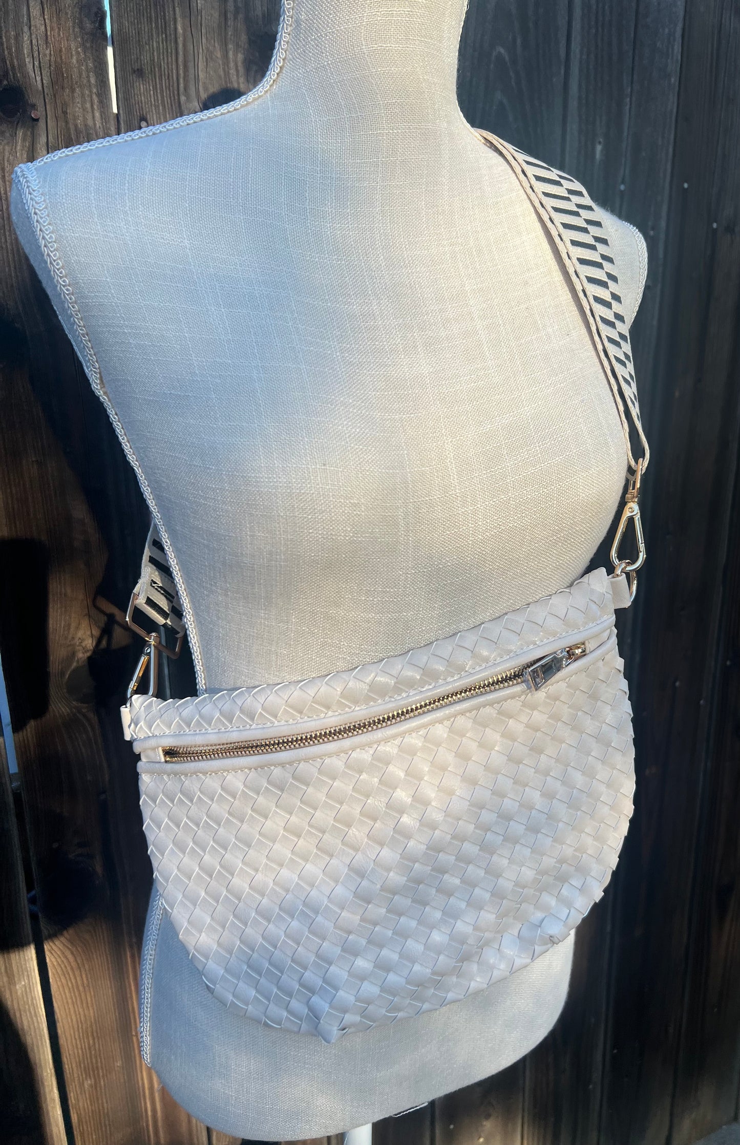 Wesley Woven Shoulder Bag