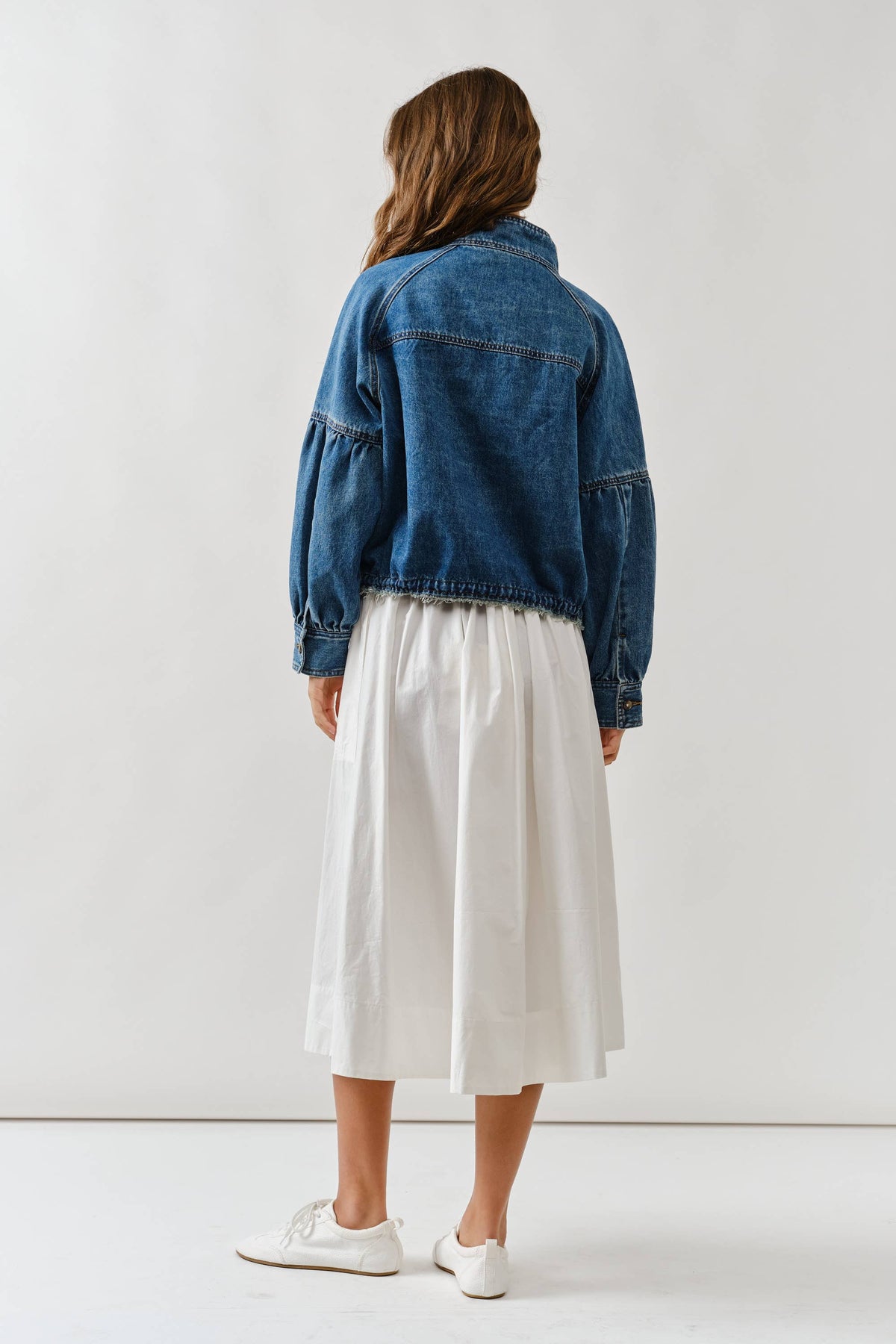 Kate Drawstring Denim Jacket
