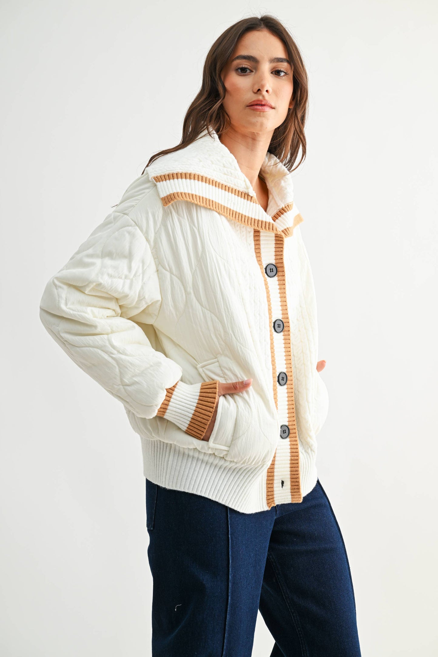 Blondie Quilted Knit Jacket