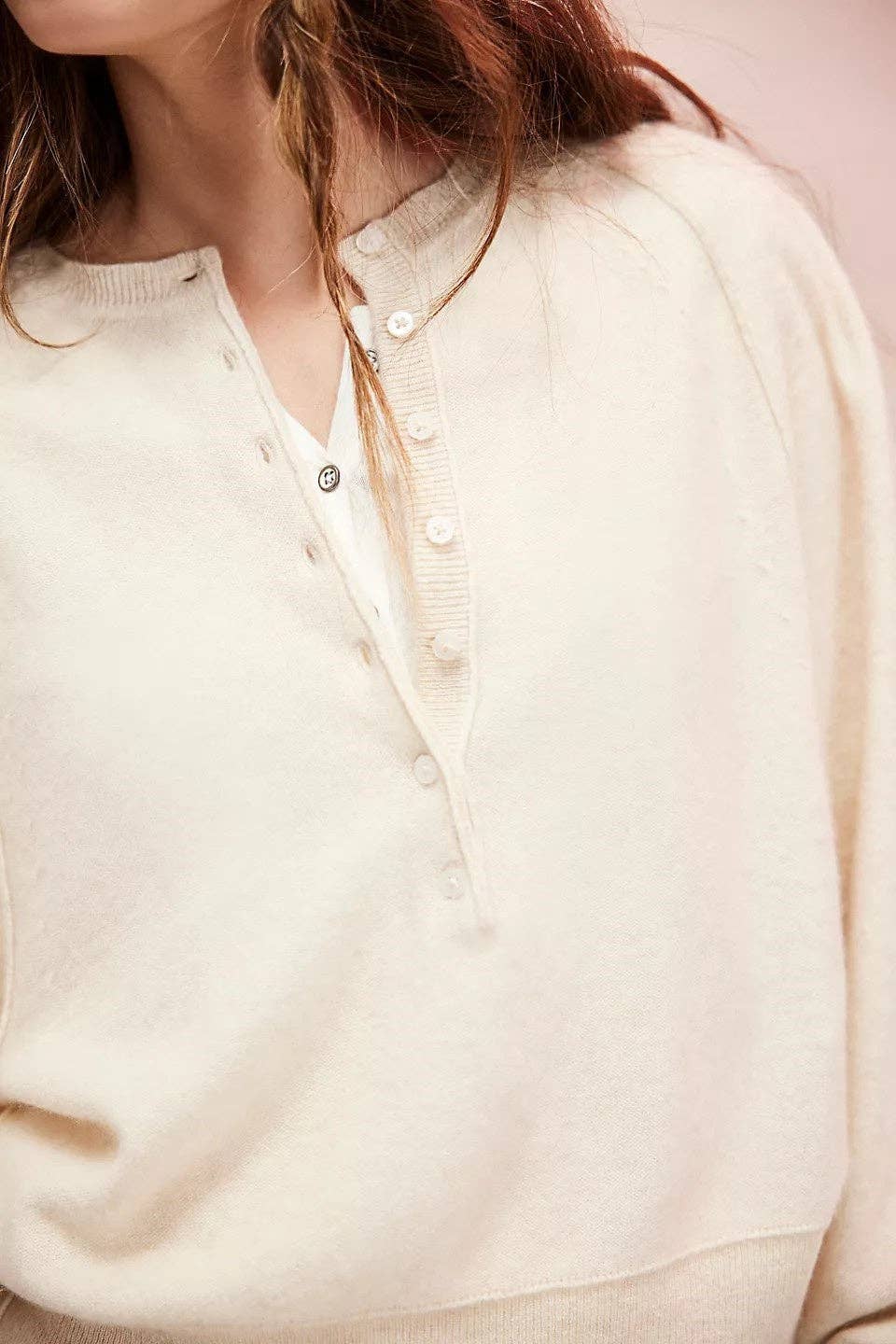 Henley Pullover Sweater