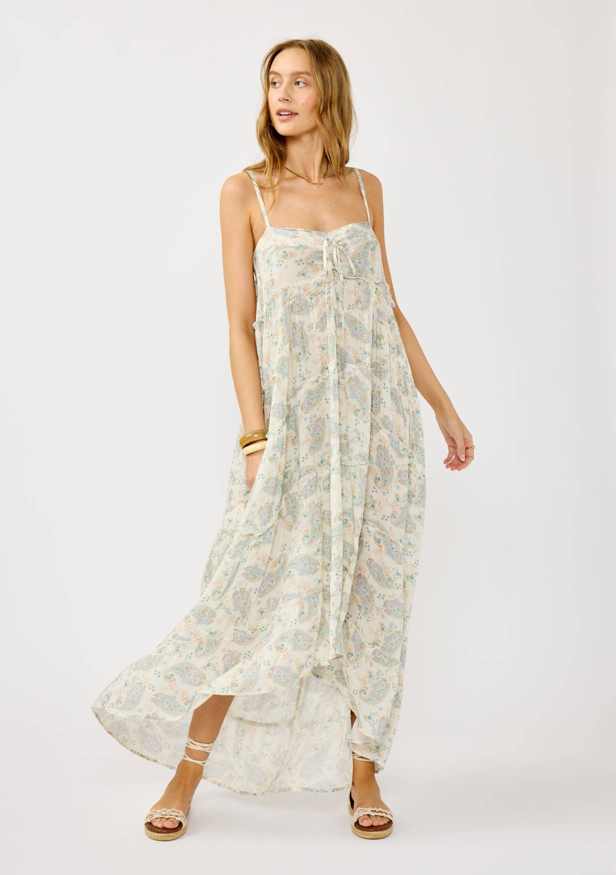 Coachella Floral Maxi Dress