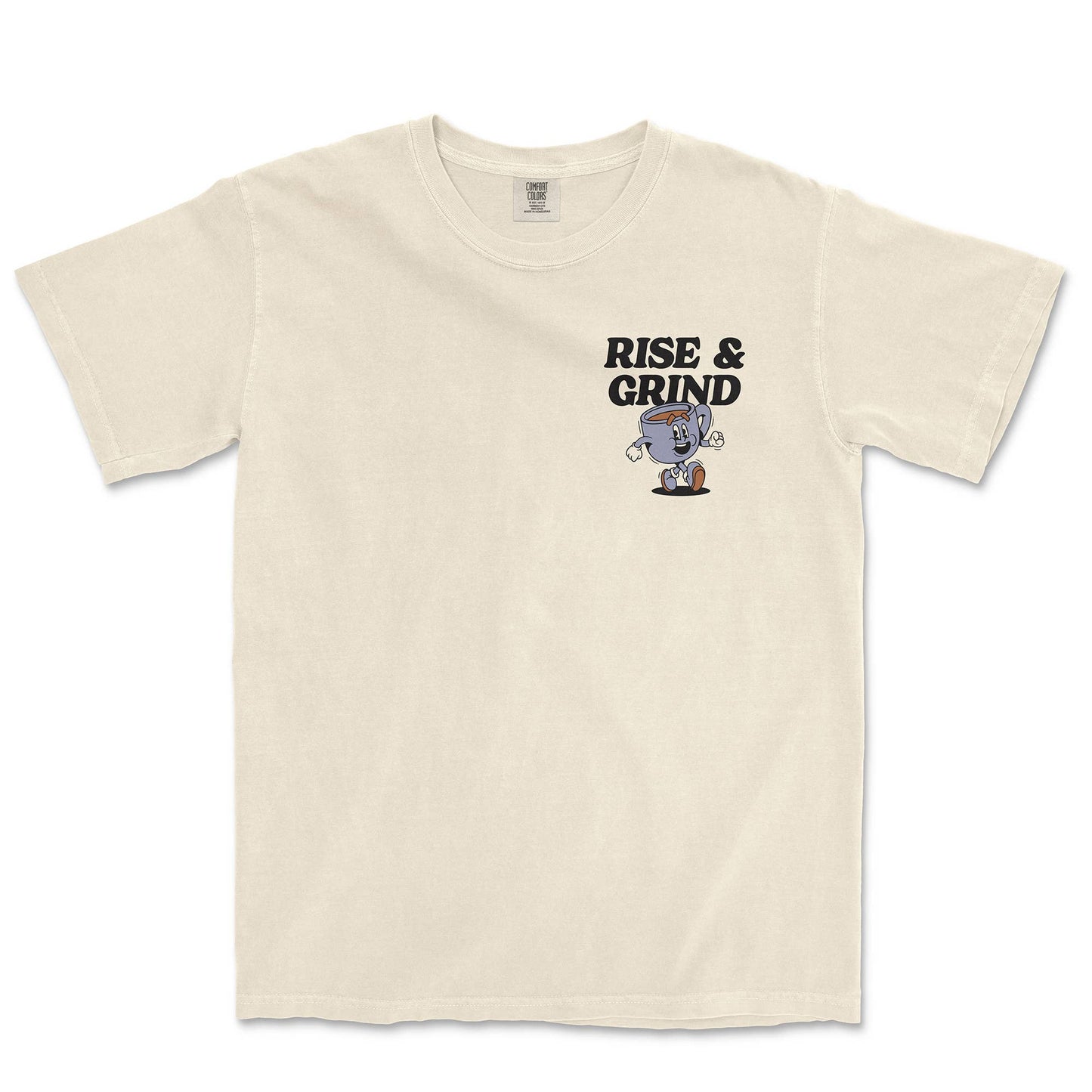 Rise & Grind Coffee Graphic Tee