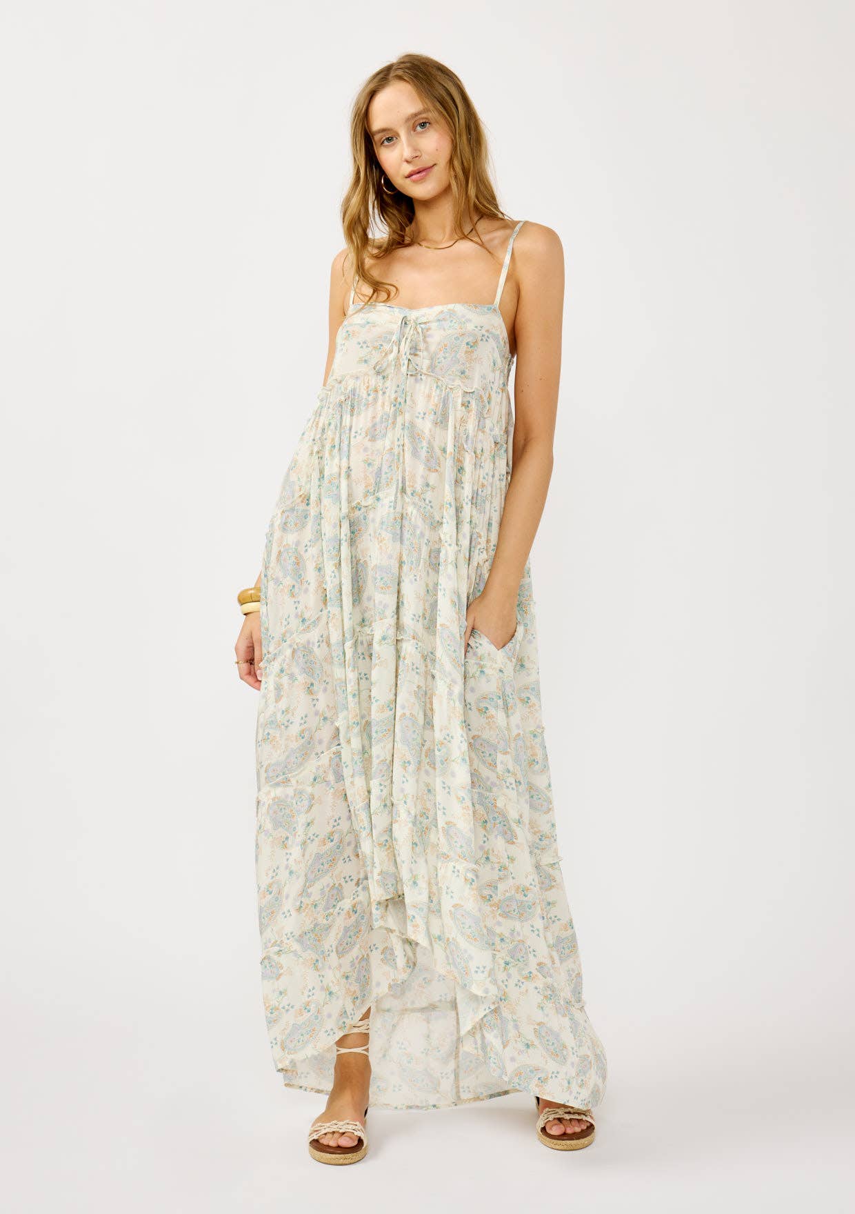 Coachella Floral Maxi Dress