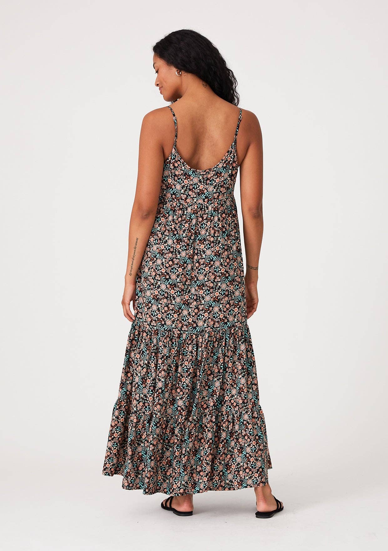 Vintage Floral Maxi Dress