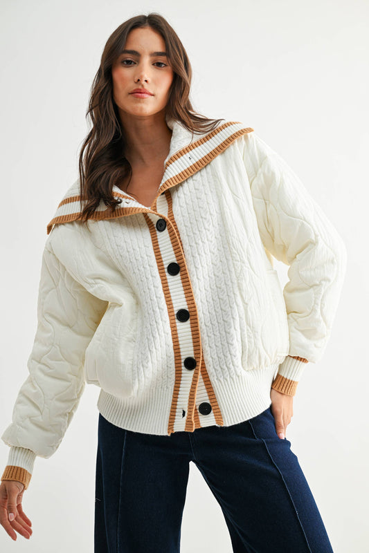 Blondie Quilted Knit Jacket