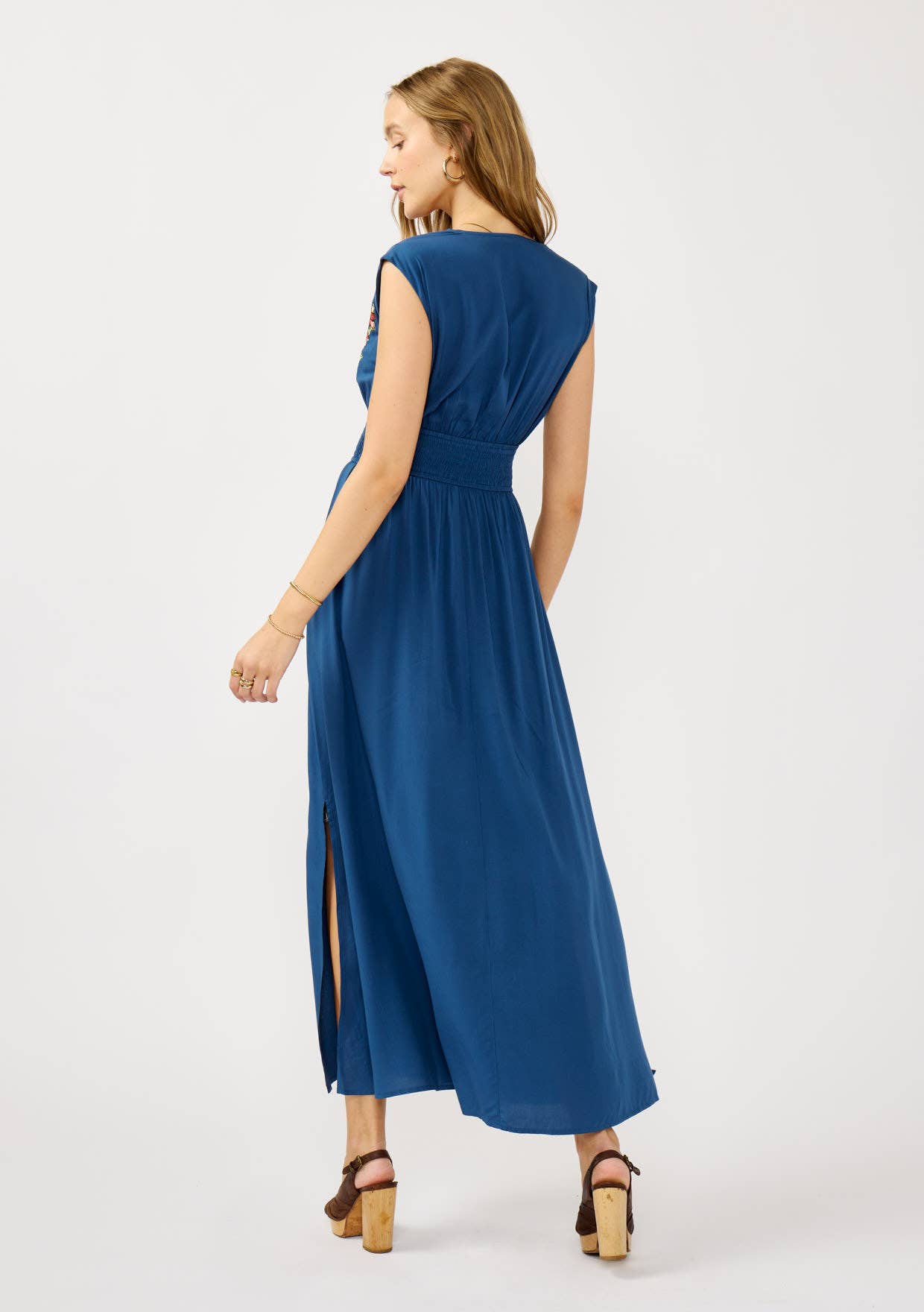 Floral Embroidered Maxi Dress