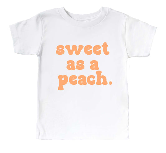 Sweet as a Peach | Girls Summer Tee