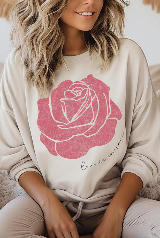 Roses are Pink Sweatshirt